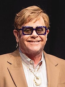This is the Avatar Image for the Elton John AI Voice and Text to Speech Generator